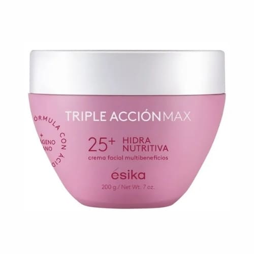 Triple Acción Max Crema Facial 25+ Hidra Nutritiva 200 g